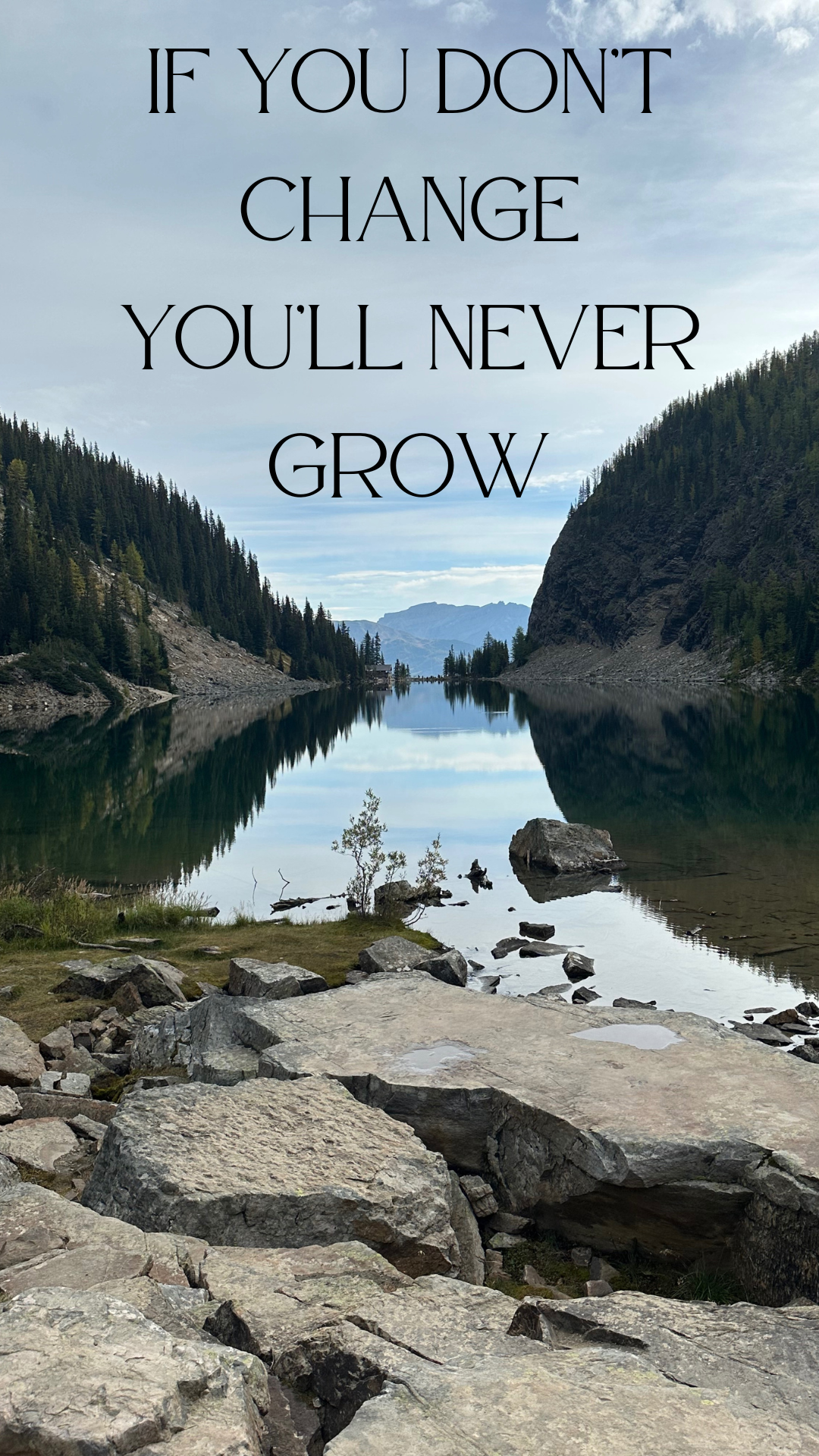 If you don't change you'll never grow magnet