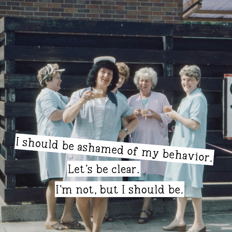 I should be ashamed magnet