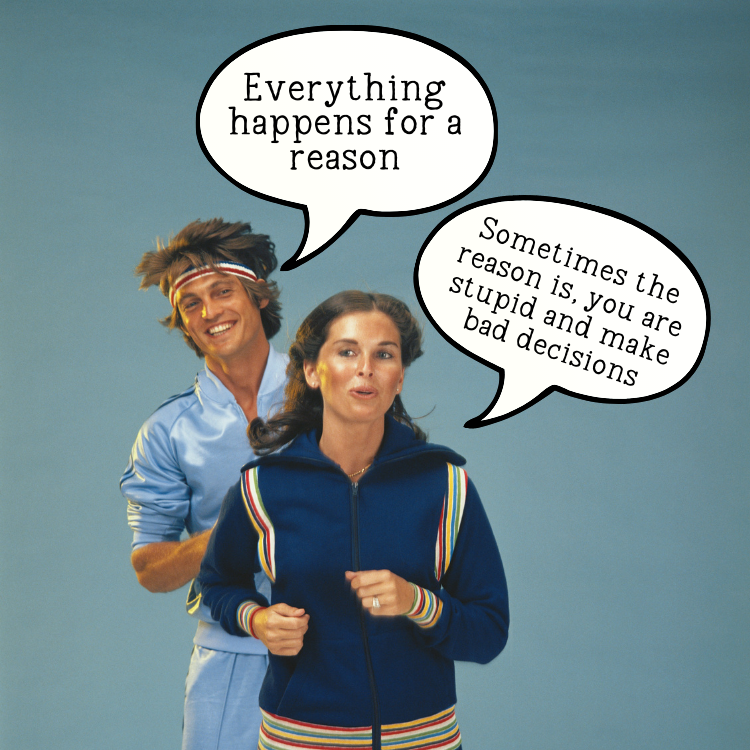 Everything happens for a reason magnet