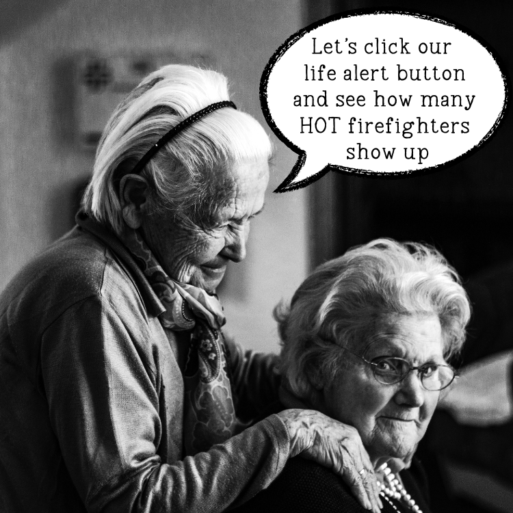 Life alert funny magnet